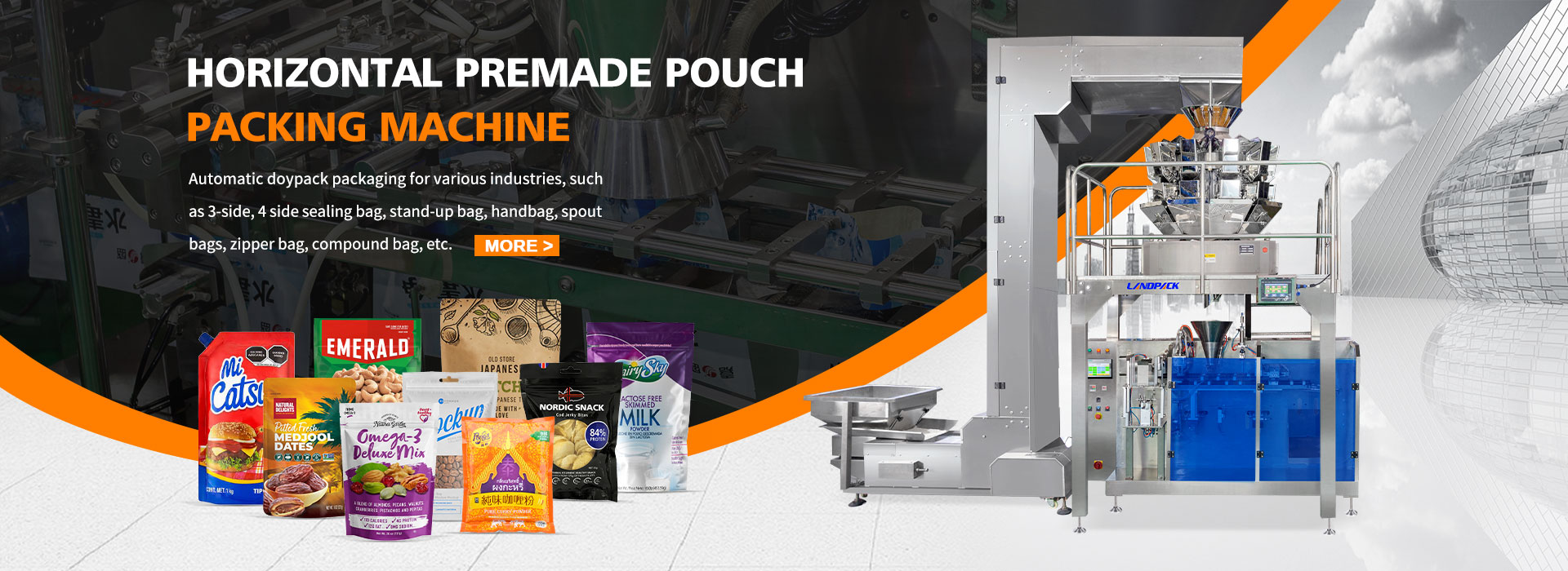 Horizontal Premade Pouch Packing Machine