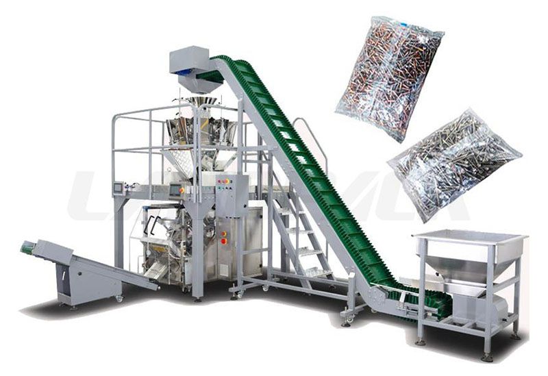 Automatic Fastener Weighing And Pouch Packing Machine.