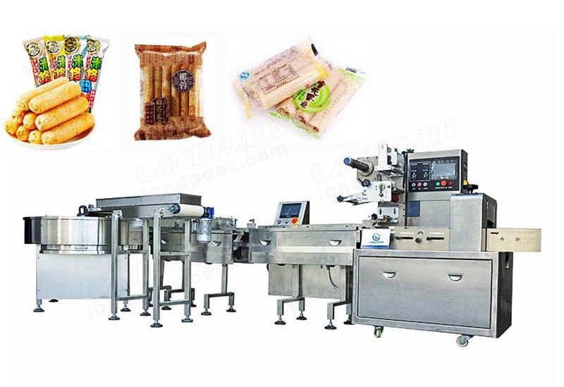 Food Bar Feeding And Packaging Line (HFFS) For Candy Bar Etc.