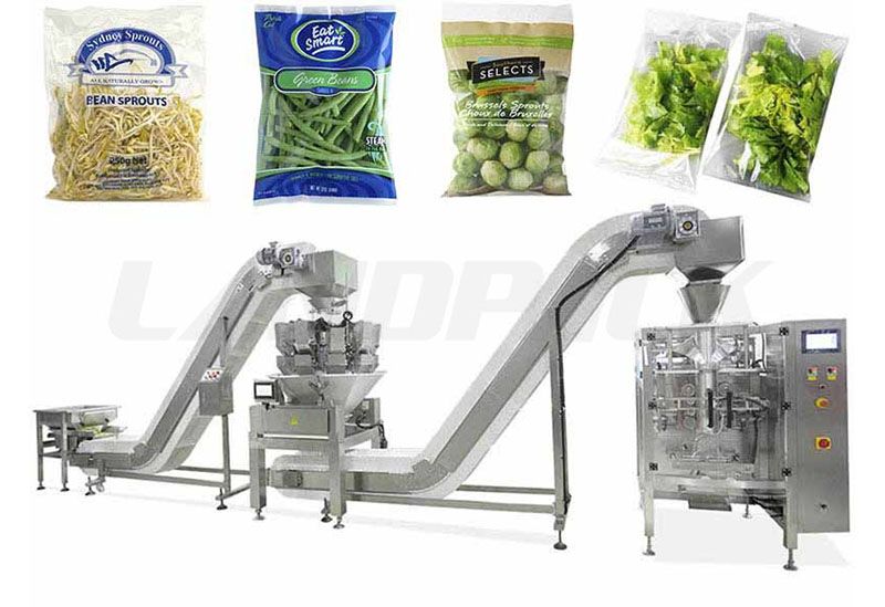Full Automatic Fresh Vegetable Weighing and Packaging Machine