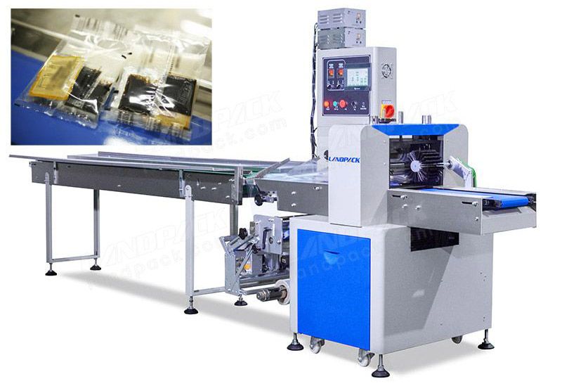 Wet And Sticky Noodles Packing Machine With Back Stretch Film