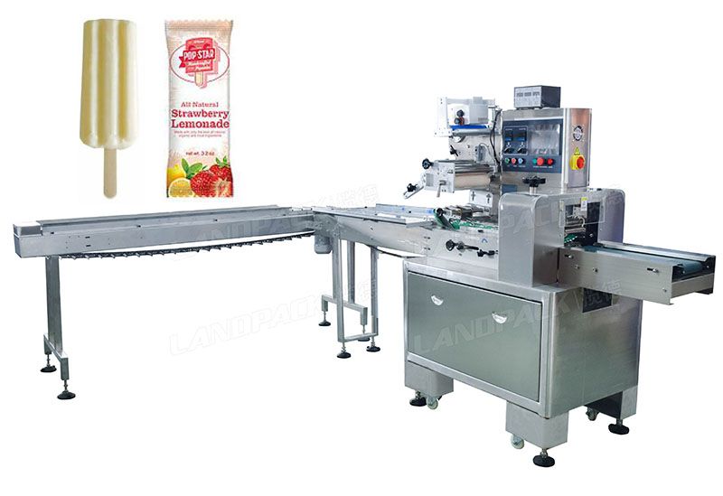 Automatic Ice Cream Popsicle Packing Machine With Production Line