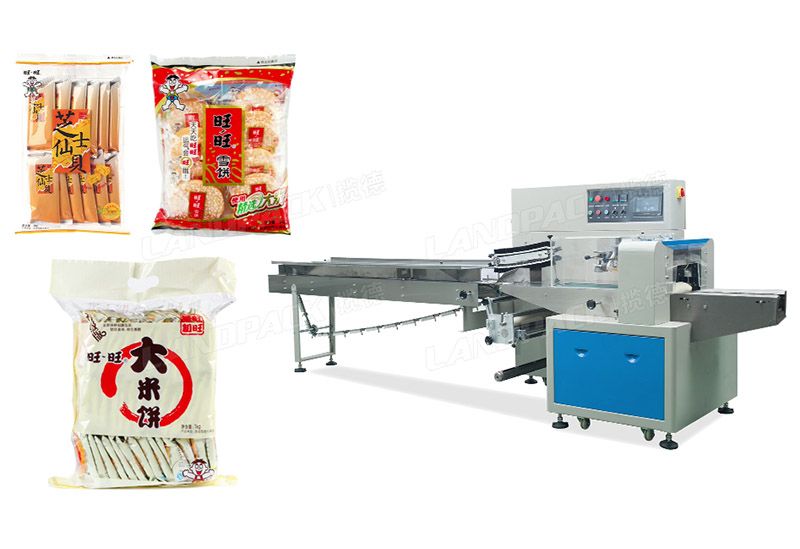 Automatic Rusk Horizontal Flow Wrap Machine