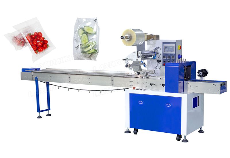 Flow Packing Machine (Up Paper) With Three Servos