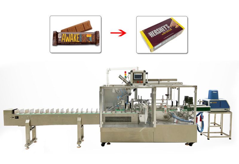 chocolate bar cartoning machine