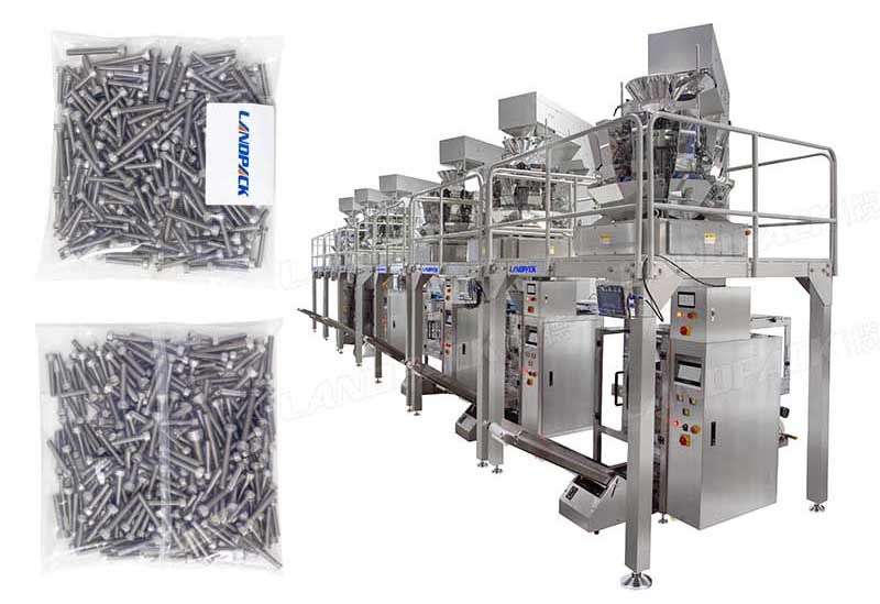 Automatic Hardware Accessories Packaging Machine Line
