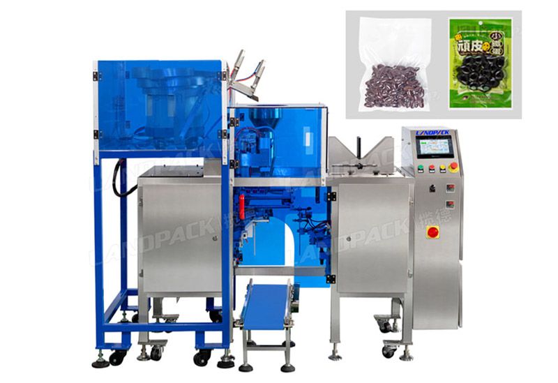 Vacuum Vegetable Bean Packing Machine With Point Vibrating Plate
