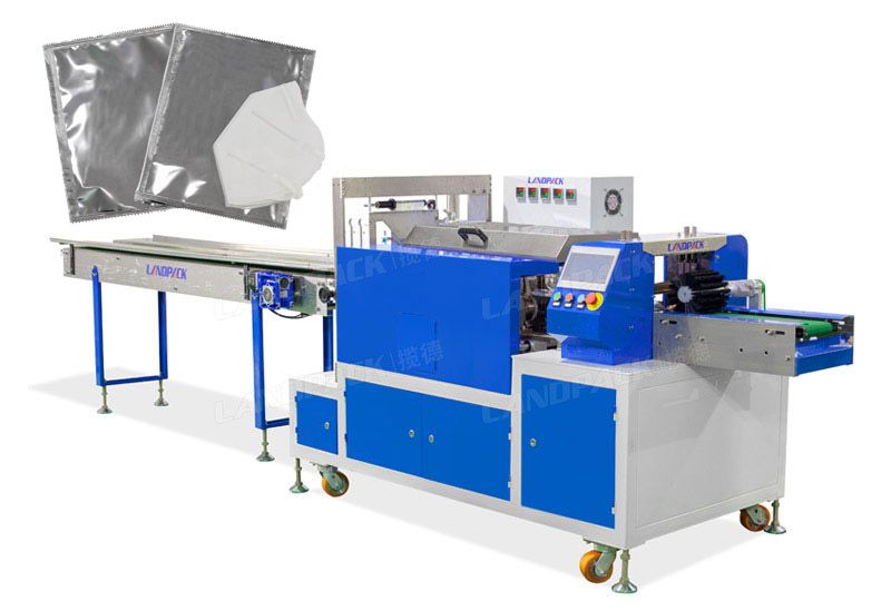 Automatic 4 Side Seal N95 Mask Packing Machine