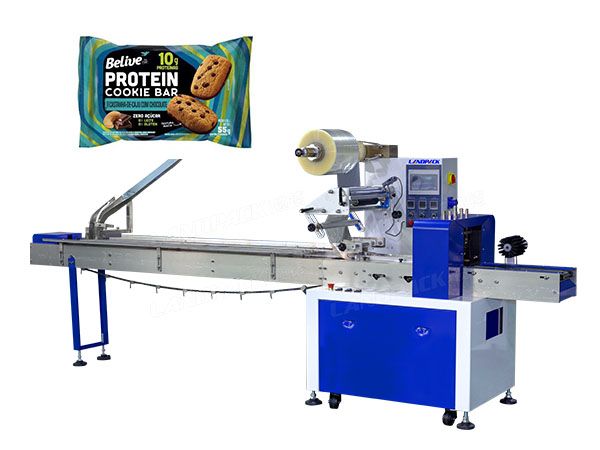 Mini Biscuit Horizontal Food Flow Wrap Packing Machine