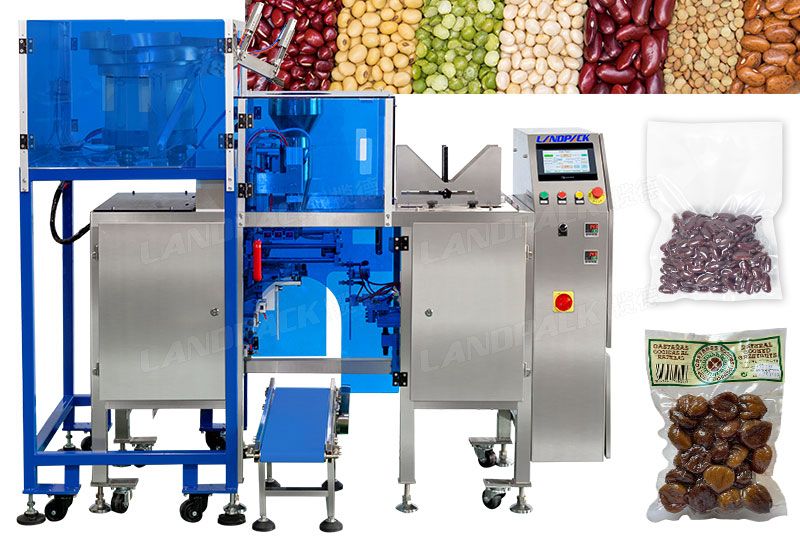 Automatic Granule Vacuum Premade Pouch Fill And Seal Machine