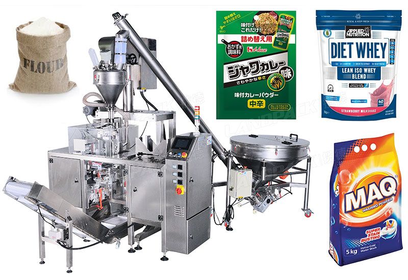 Automatic Mini Premade Pouch Powder Filling Machine