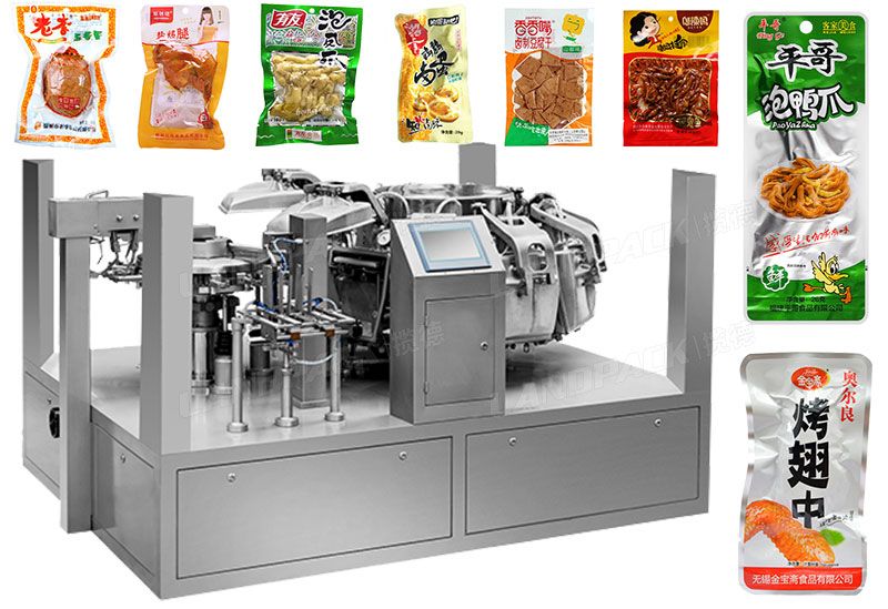 Automatic Vacuum Food Doypack Rotary Packing Machine