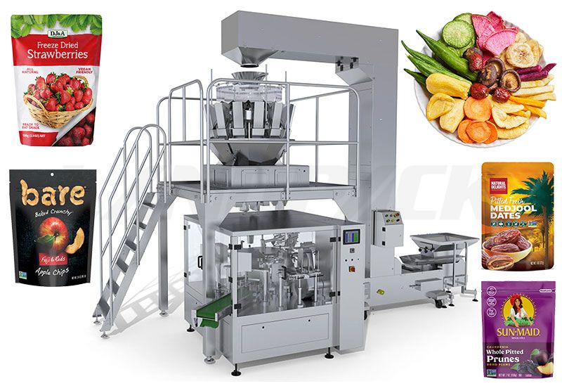 automatic rotary pouch packing machine