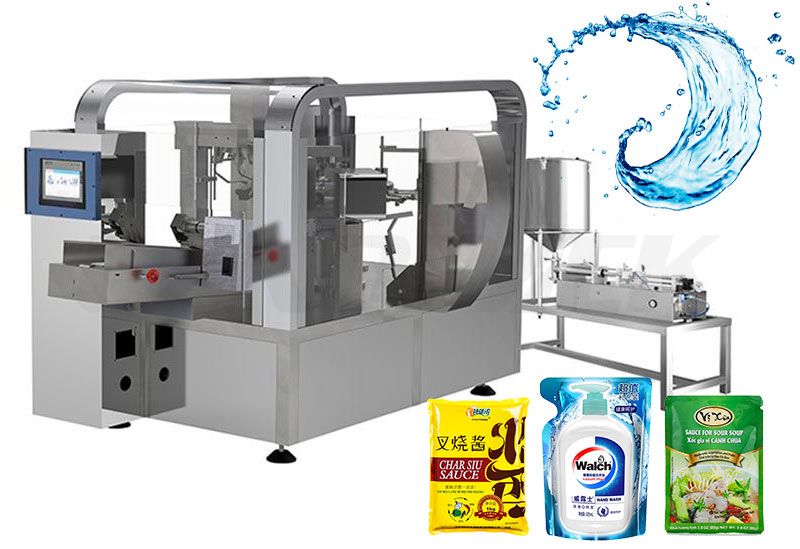 Automatic Liquid Rotary Pouch Packing Machine