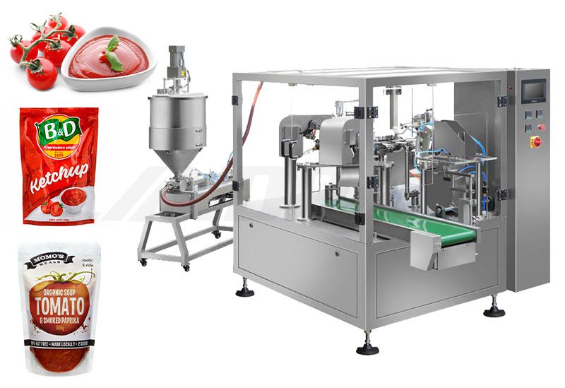 Automatic Liquid Premade Pouch Filling Packing Machine