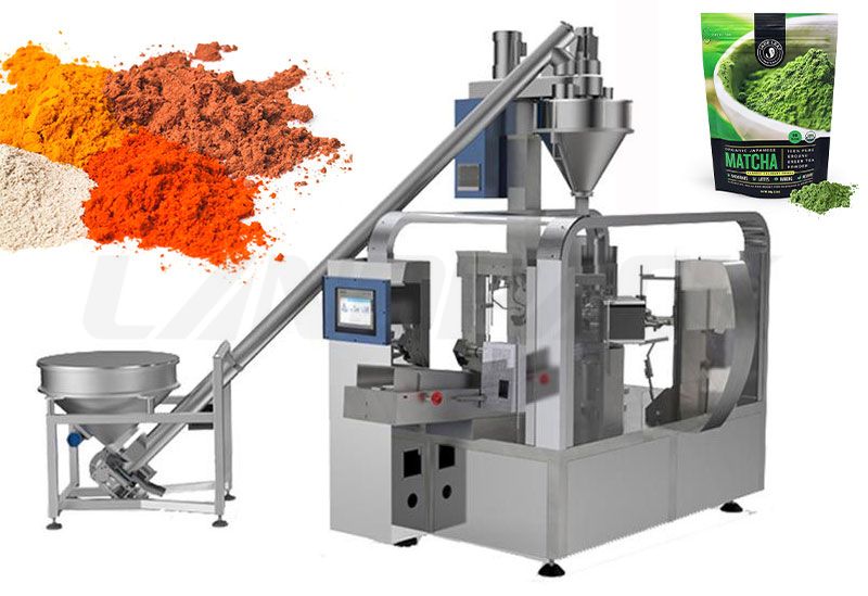 Automatic Powder Premade Pouch Filling Packaging Machine
