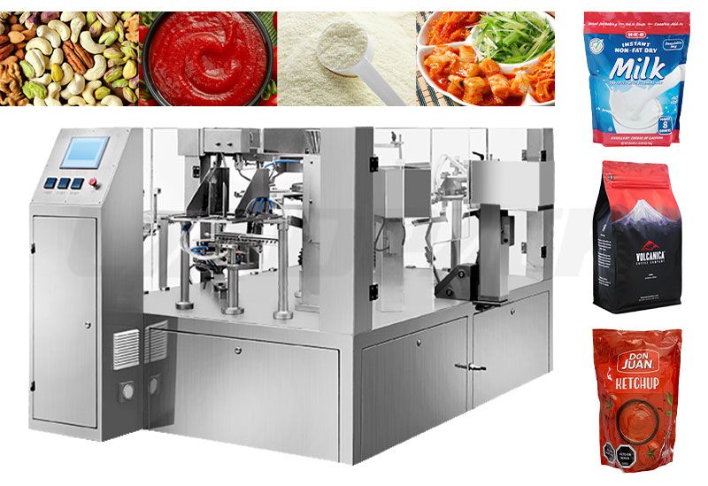 Automatic Big Premade Pouch Rotary Packing Machine