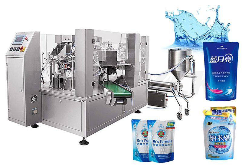 Automatic Liquid Premade Pouch Fill and Seal Machine