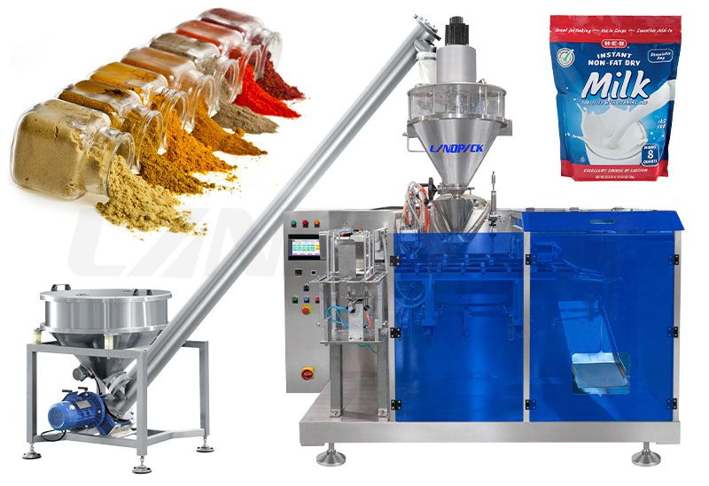 Automatic Horizontal Pouch Packing Machine With Powder Auger