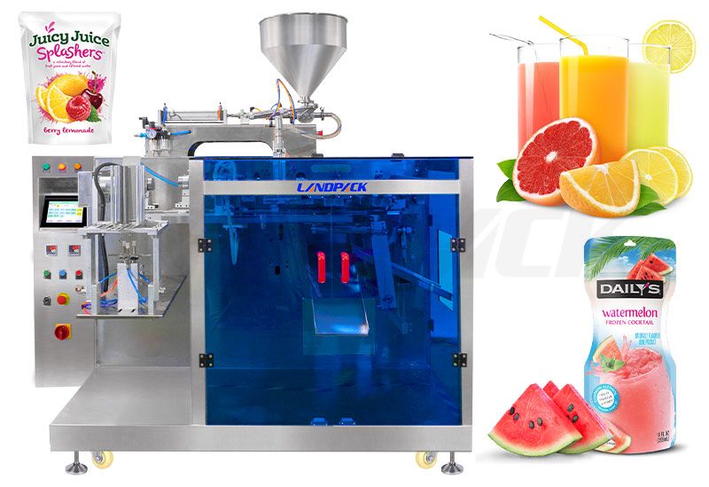 Horizontal Liquid Stand Up Pouch Filling And Packing Machine