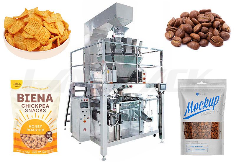 Horizontal Premade Pouch Granule Packing Machine with Multihead Weigher