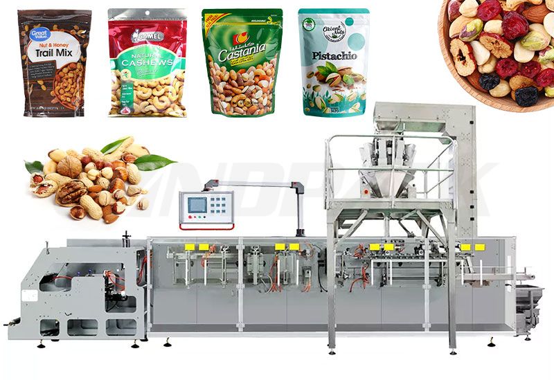 Multi-Function Granule Horizontal Pouch Sealing Machine For Zipper/ Premade Pouch