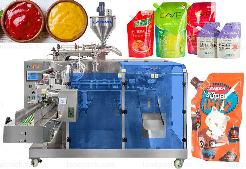 Automatic Horizontal Spout Pouch Filling Machine