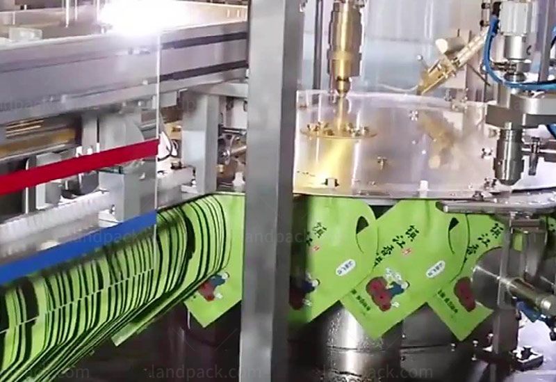 spout pouch pack filling and capping machine