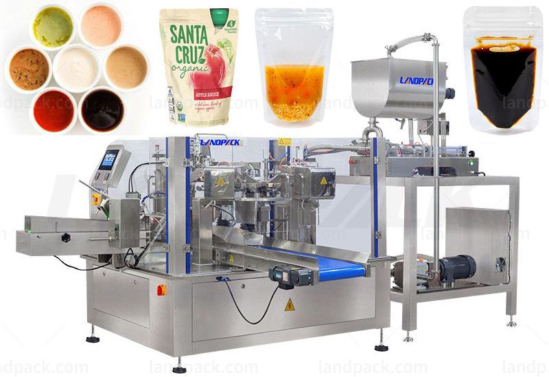 Automatic Liquid Stand-Up Zipper Pouch Packing Machine LD-8200LS