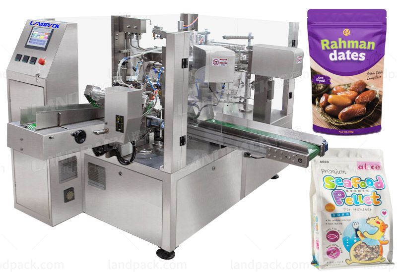 Automatic Stand Up Pouch Premade Pouch Packaging Machine (8 Station)