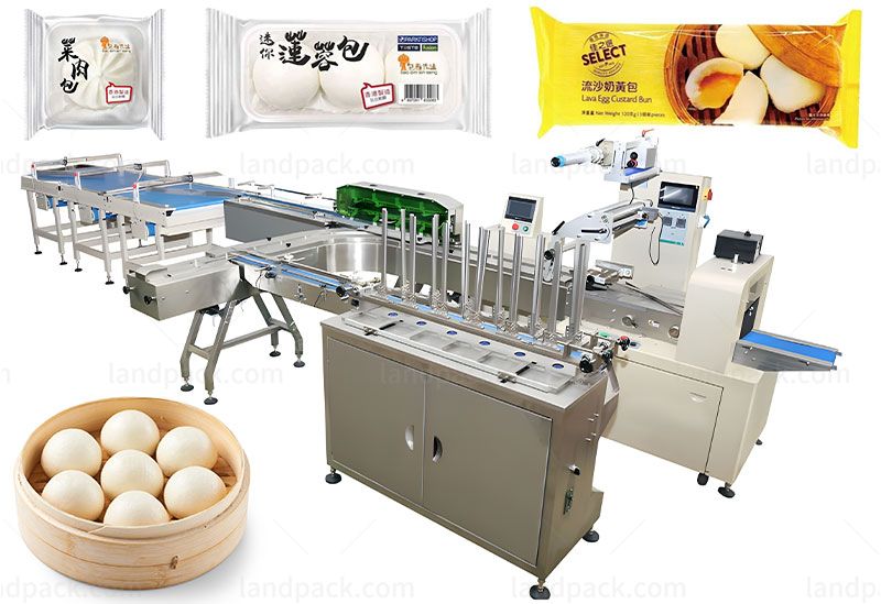 Automatic Cake Packing Machine Horizontal Biscuit Food Packaging Machine