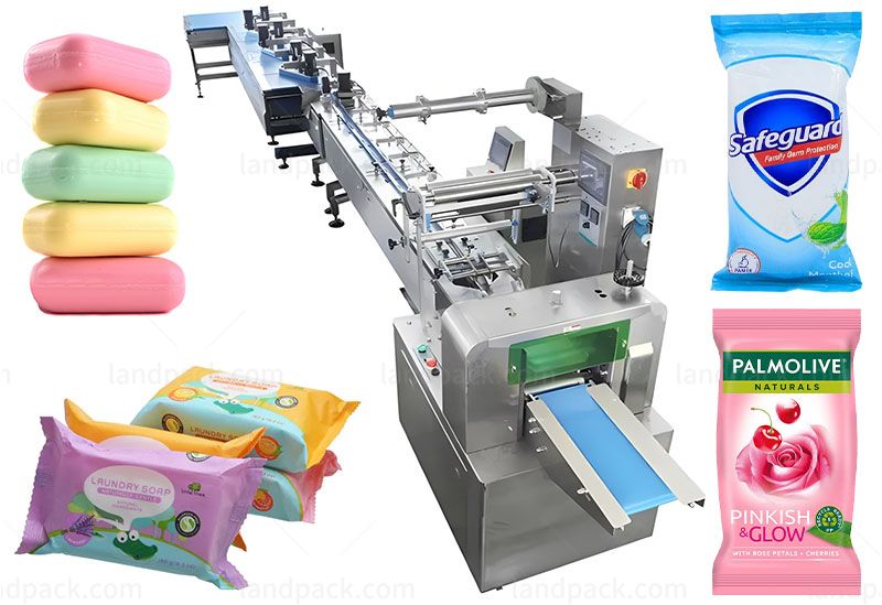 Automatic Packing Packaging Line Solution Soap Flow Wrapping Packing Machine