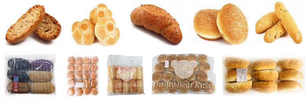 Automatic Bread Bun Horizontal Packing Machine With Labeling Function