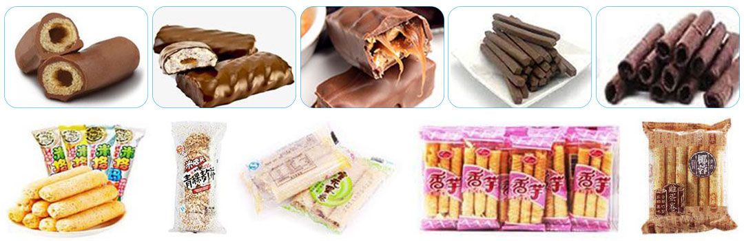 Automatic Chocolate Bar Horizontal Packing Machine Line