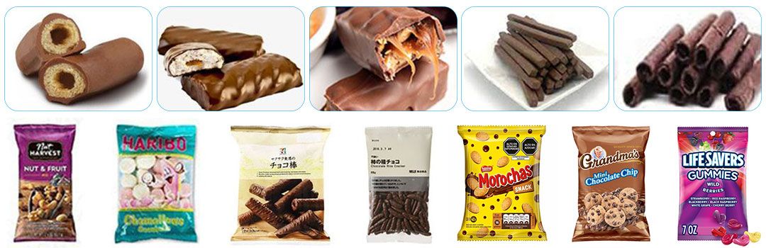 Chocolate Bar Small Bag Into Big Bag Packaging Machine